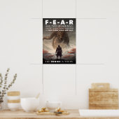 Angst hat zwei Bedeutungen - Samurai gegen Dragon Poster (Küche)