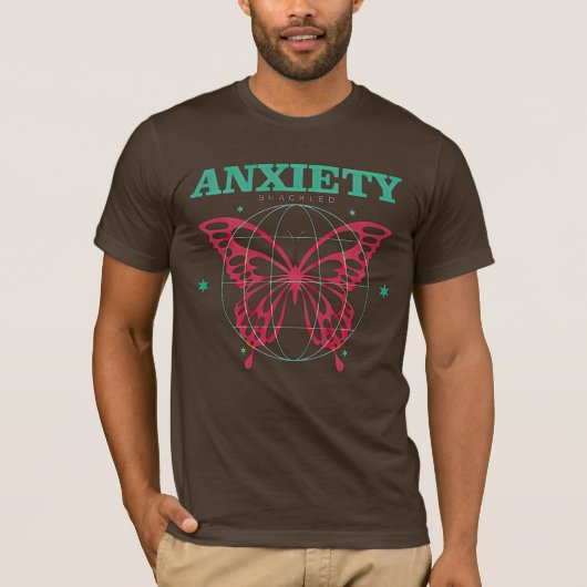 Angst Heiliger Schmetterling-T - Shirt (Vorderseite)