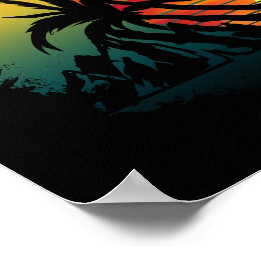 ANGST, ICH BIN MIT EUCH (ISaiah 41:10) Poster (Ecke)