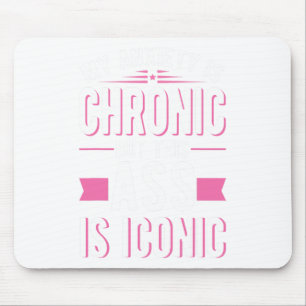 Angst ist chronisch, aber das ist ikonische psychi mousepad