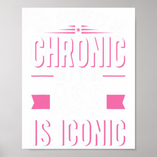 Angst ist chronisch, aber das ist ikonische psychi poster