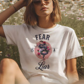 Angst ist ein Motivierend Zitat T-Shirt