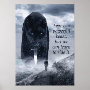 Angst ist eine mächtige Bestie, Panther - Erfolgsp Poster
