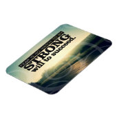 "Angst ist keine Übereinstimmung" Motivation Affir Magnet (Linke Seite)