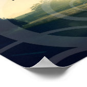 "Angst ist keine Übereinstimmung" Motivation Affir Poster (Ecke)