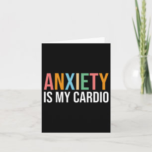 Angst ist mein Cardio Retro-Bewusstsein für psychi Karte