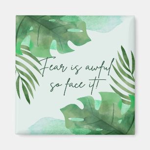 Angst ist so furchtbar, es zu Gesicht! Magnet