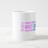 Angst. - Jumbo-Tasse (Vorderseite)