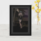 Angst Karte (Gelbe Blume)