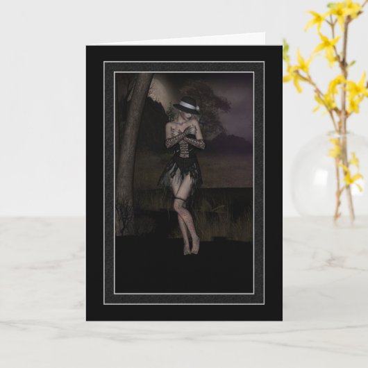 Angst Karte (Gelbe Blume)