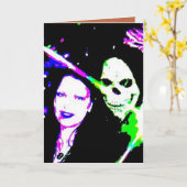 Angst Karte (Gelbe Blume)