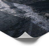 Angst / Läufer / Zerstörtes Stadion Poster (Ecke)