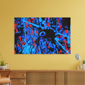 Angst Leinwanddruck (Insitu (Wohnzimmer))