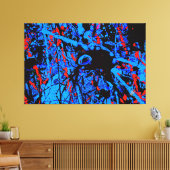 Angst Leinwanddruck (Insitu (Wohnzimmer))