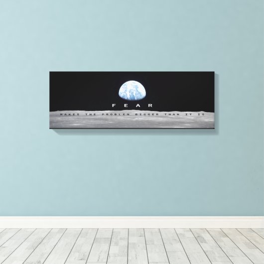 "ANGST" LEINWANDDRUCK (Insitu (Holzboden))