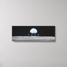 "ANGST" LEINWANDDRUCK