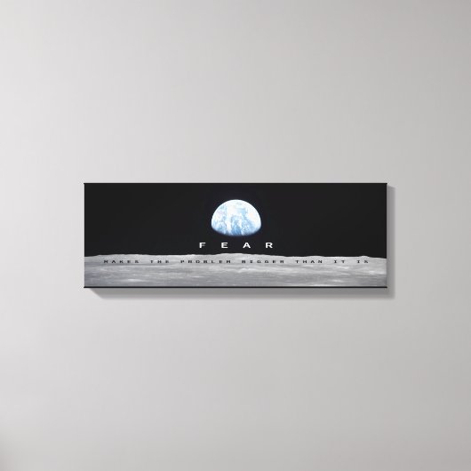 "ANGST" LEINWANDDRUCK (Vorderseite)