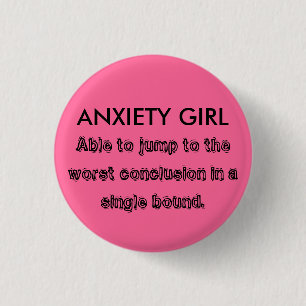 ANGST-MÄDCHEN BUTTON