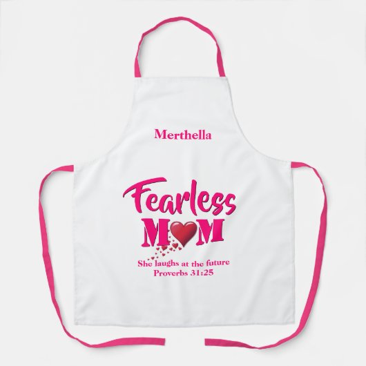 ANGST MAMA | Sprichwörter 31 Schürze (Vorderseite)