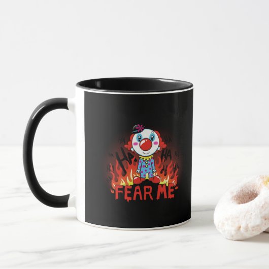 Angst Me Clown Tasse (Mit Donut)