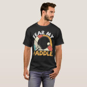 Angst, mein Paddel-Funny-Tischtennis-Design T-Shirt (Vorne ganz)