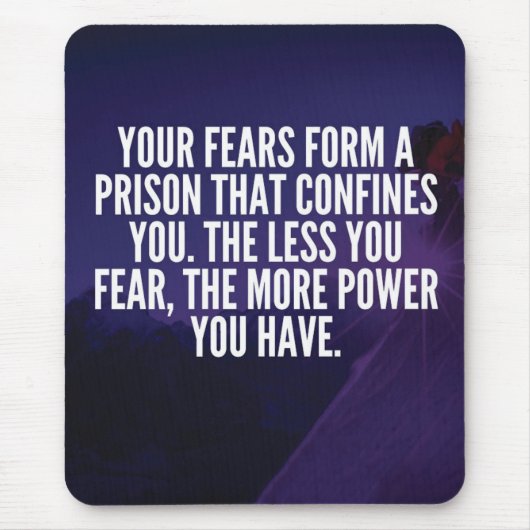 ANGST - MOTIVIEREND MOUSEPAD (Vorne)