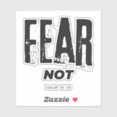 Angst nicht Bibelverse Aufkleber (Blatt)