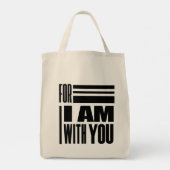 Angst nicht Bibelverse Tragetasche (Rückseite)