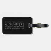 ANGST NICHT, BIN ich bei dir - Religiöse Hoffnung  Gepäckanhänger (Rückseite horizontal)