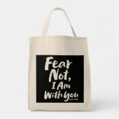 ANGST NICHT, BIN ich bei dir - Religiöse Hoffnung Tragetasche (Rückseite)