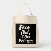 ANGST NICHT, BIN ich bei dir - Religiöse Hoffnung Tragetasche (Vorne)