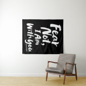 ANGST NICHT, BIN ich bei dir - Religiöse Hoffnung Wandteppich (Beispiel (Horizontal))