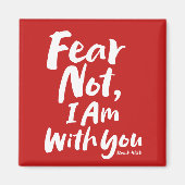 ANGST NICHT, BIN ICH BEI EUCH - Christliche Hoffnu Magnet (Vorne)