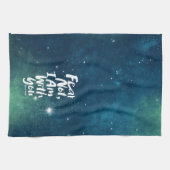 ANGST NICHT, BIN ich mit dir Christlich Gott Jesus Geschirrtuch (Horizontal)