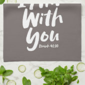 ANGST NICHT, BIN ich mit dir Christlichen Glaube G Geschirrtuch (Gefaltet)