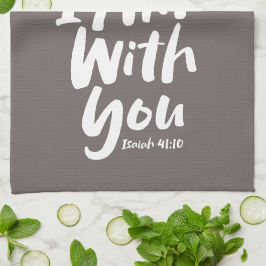 ANGST NICHT, BIN ich mit dir Christlichen Glaube G Geschirrtuch (Gefaltet)