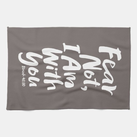 ANGST NICHT, BIN ich mit dir Christlichen Glaube G Geschirrtuch (Horizontal)