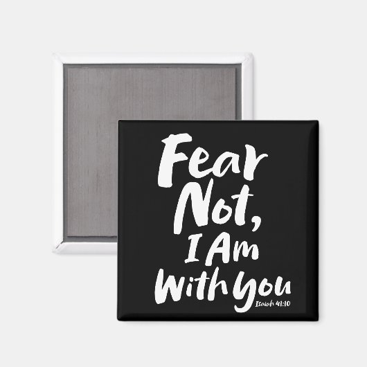 ANGST NICHT, BIN ich mit dir Christlichen Glaube G Magnet (Vorderseite/Rückseite)