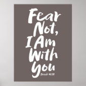 ANGST NICHT, BIN ich mit dir Christlichen Glaube G Poster (Vorne)