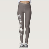 ANGST NICHT, BIN ich mit dir Christlichen Kreuzgot Leggings (Vorderseite)
