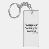 Angst nicht, denn ich bin bei Ihnen. nicht bestür Schlüsselanhänger (Vorderseite links)