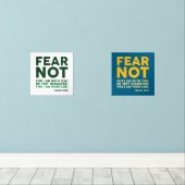 Angst nicht, denn ich bin mit dir bilderwand sets (Holzboden)