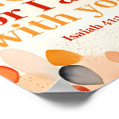 Angst nicht, denn ich bin mit You Boho Christlich  Poster (Ecke)