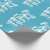 ANGST NICHT, ICH BIN Christlich mit dir - Isaiah 4 Geschenkpapier (Ecke)