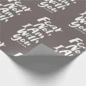 ANGST NICHT, ICH BIN Christlich mit dir - Isaiah 4 Geschenkpapier (Ecke)