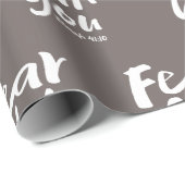 ANGST NICHT, ICH BIN Christlich mit dir - Isaiah 4 Geschenkpapier (Rolleneckpunkt)