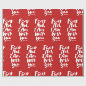 ANGST NICHT, ICH BIN Christlich mit dir - Isaiah 4 Geschenkpapier (Flach)