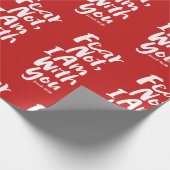 ANGST NICHT, ICH BIN Christlich mit dir - Isaiah 4 Geschenkpapier (Ecke)