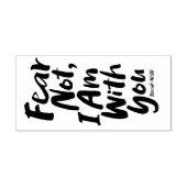 ANGST NICHT, ICH BIN Christlich mit dir - Isaiah 4 Permastempel (Design)