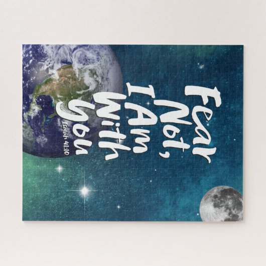ANGST NICHT, ICH BIN Christlich mit dir - Isaiah 4 Puzzle (Horizontal)